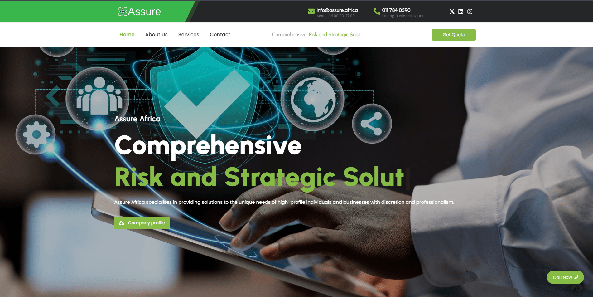 Assure Africa Services Website