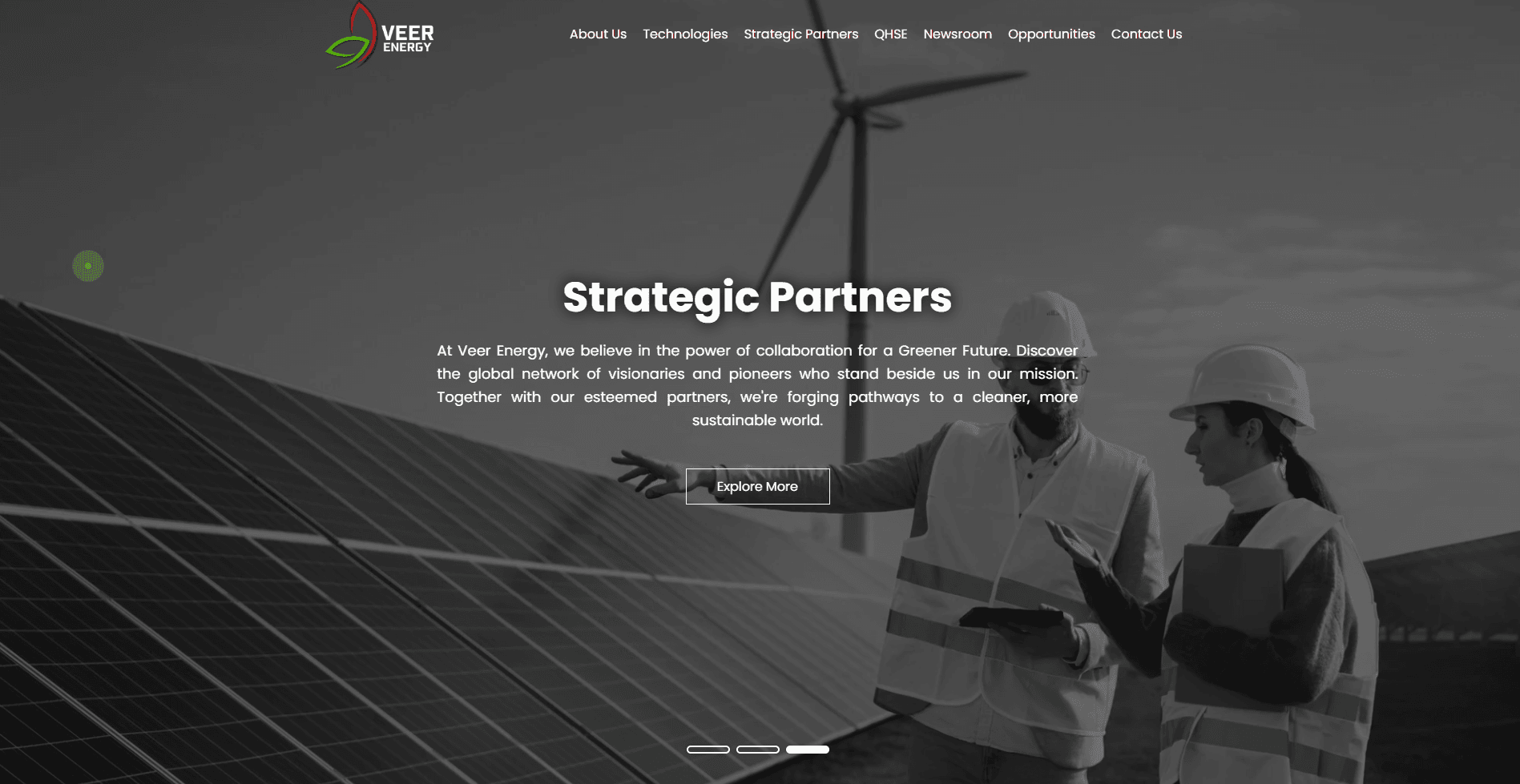 Veer Energy Website